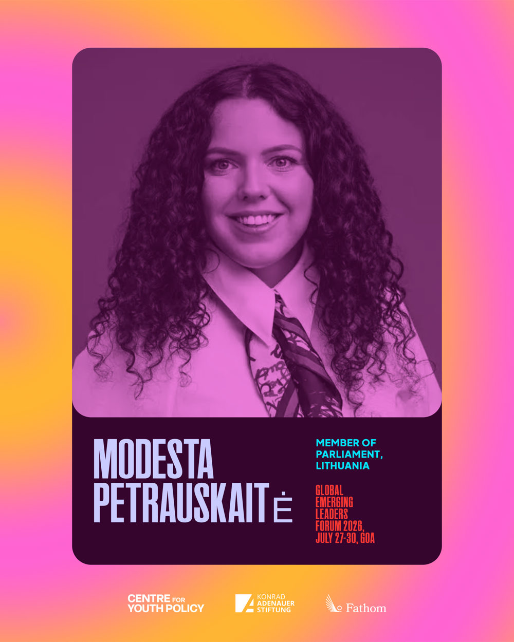 Modesta Petrauskaite — Member of Parliament, Lithuania