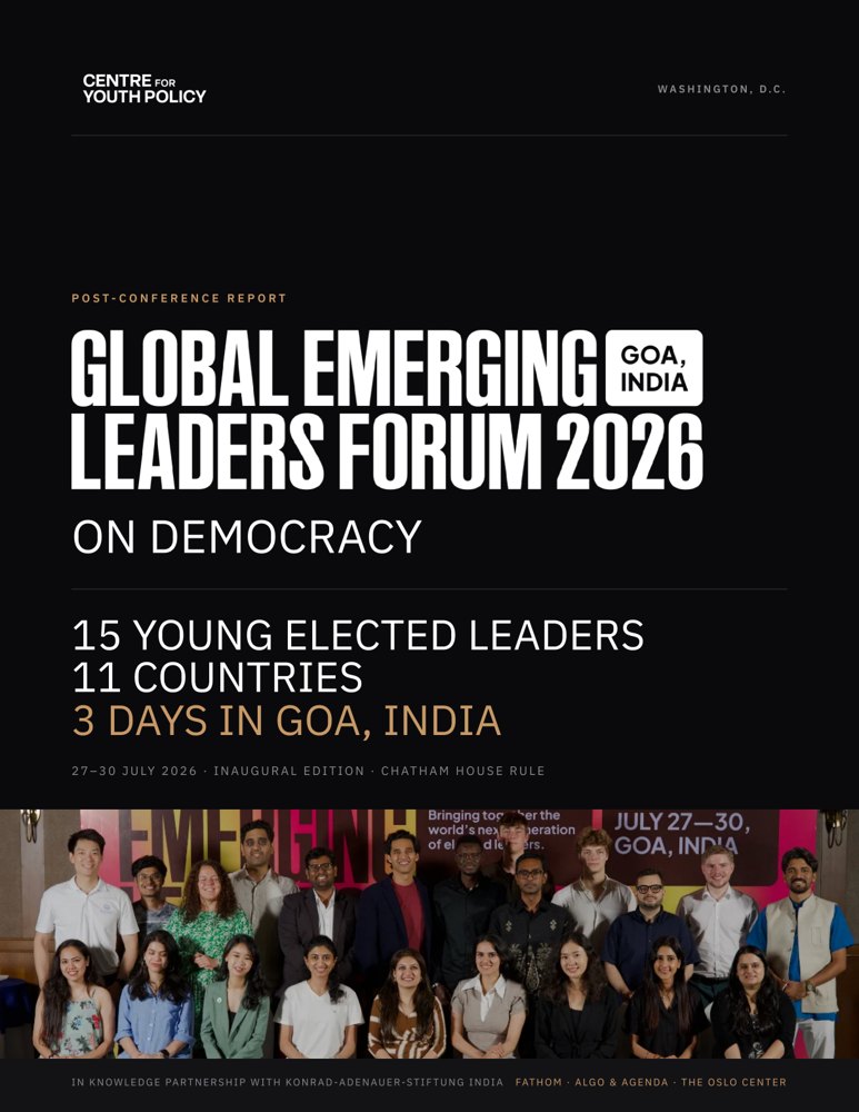 Cover of the Global Emerging Leaders Forum 2026 report